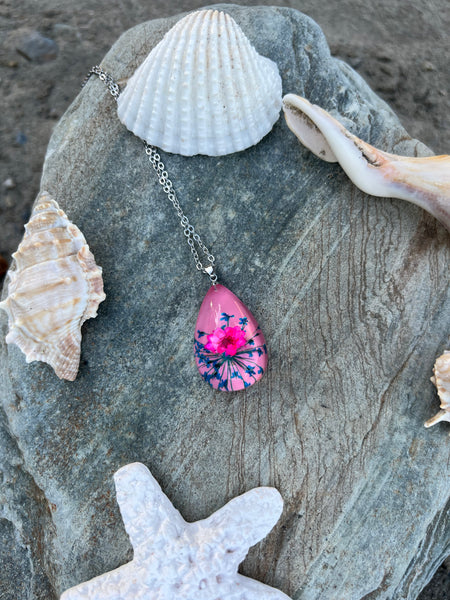 Peony Flower Necklace